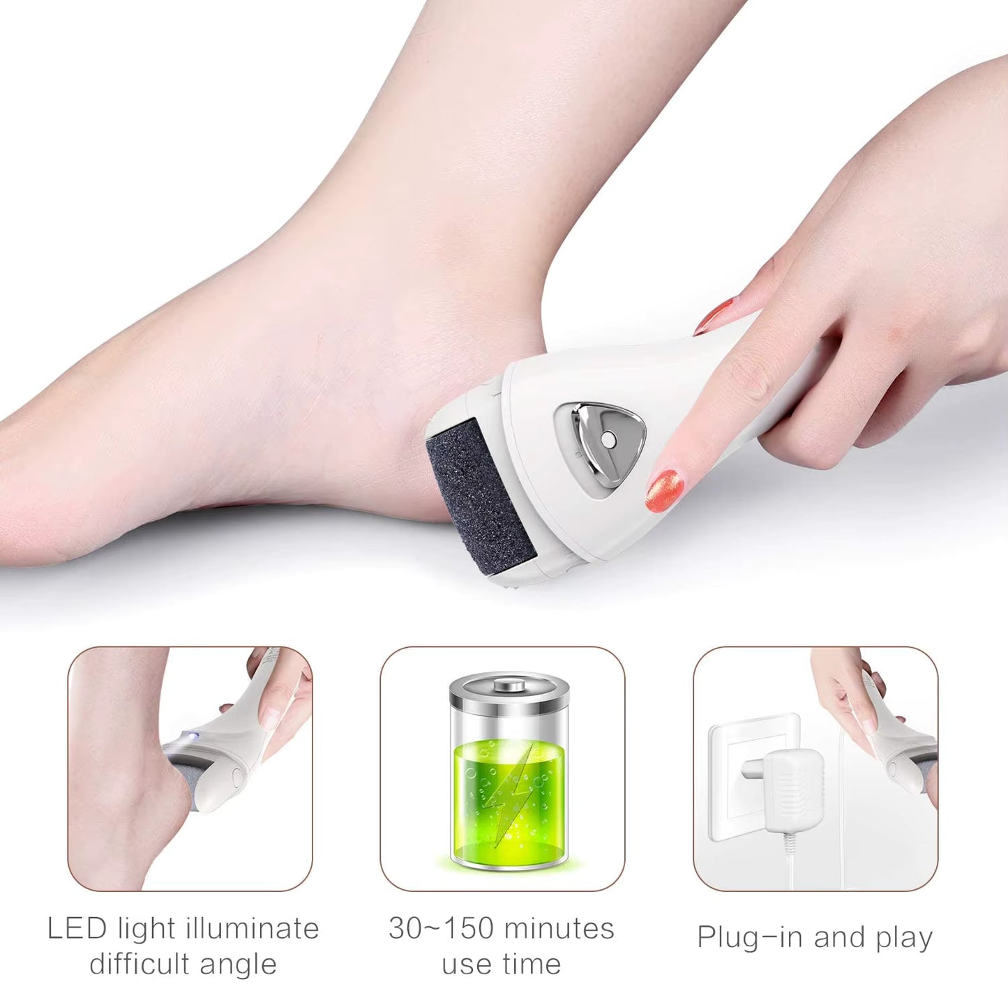 Rechargeable Electric Callus Remover