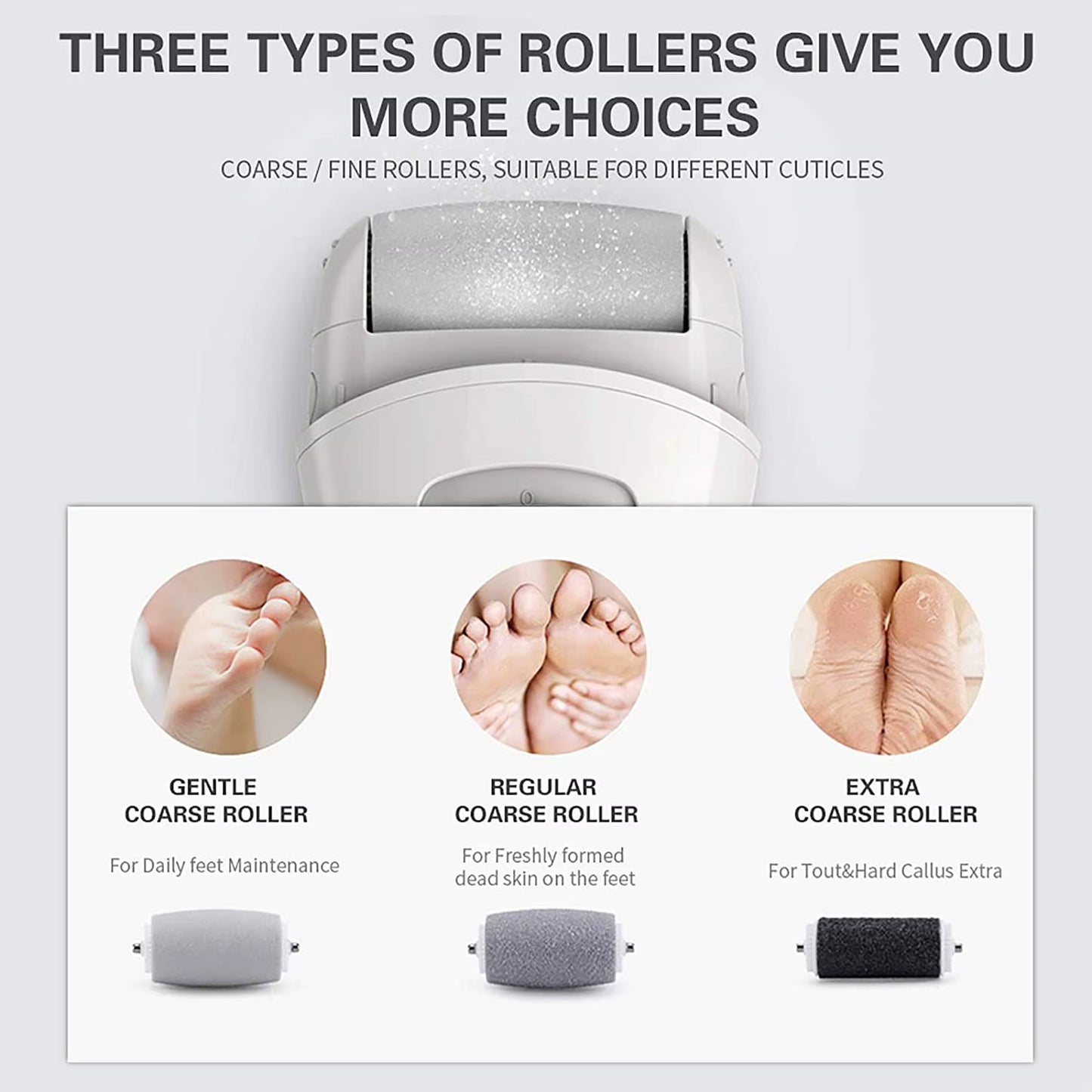 Rechargeable Electric Callus Remover