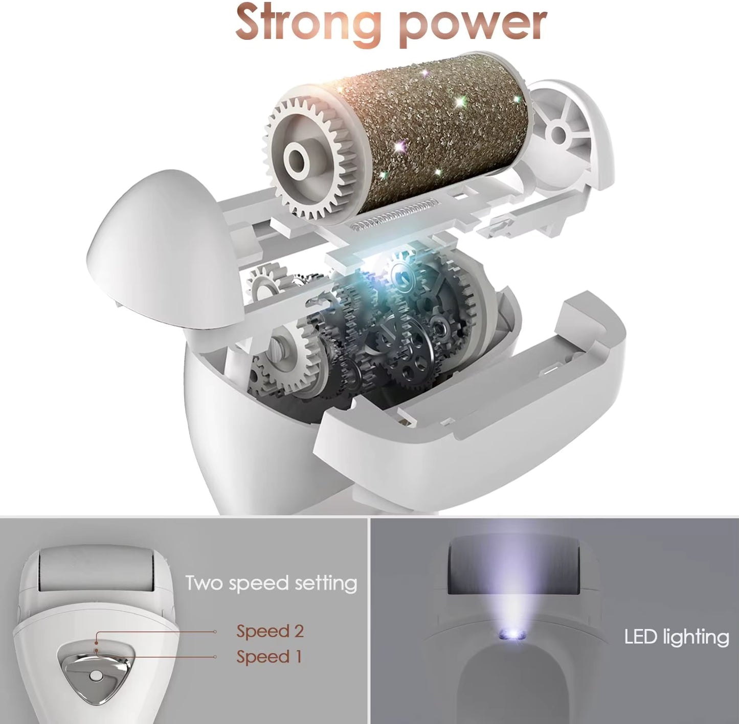 Rechargeable Electric Callus Remover